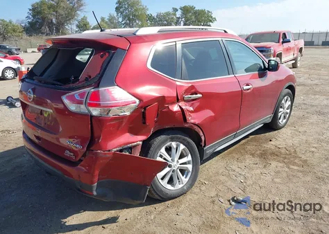 2016 Nissan Rogue Sv from USA, damaged, VIN KNMAT2MV5GP721204
